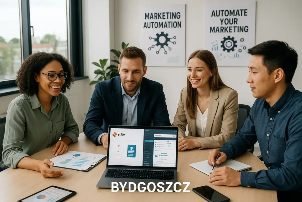 Automatyzacja marketingu w Bydgoszczy przy użyciu n8n i WordPress