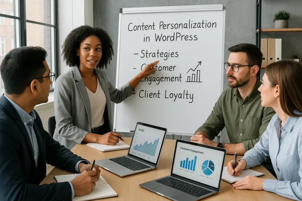Personalizacja treści na WordPress zwiększająca zaangażowanie klientów w Bydgoszczy