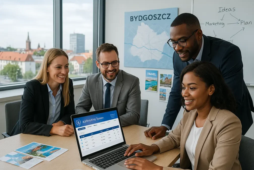 System rezerwacji turystycznej w Bydgoszczy na platformie WordPress