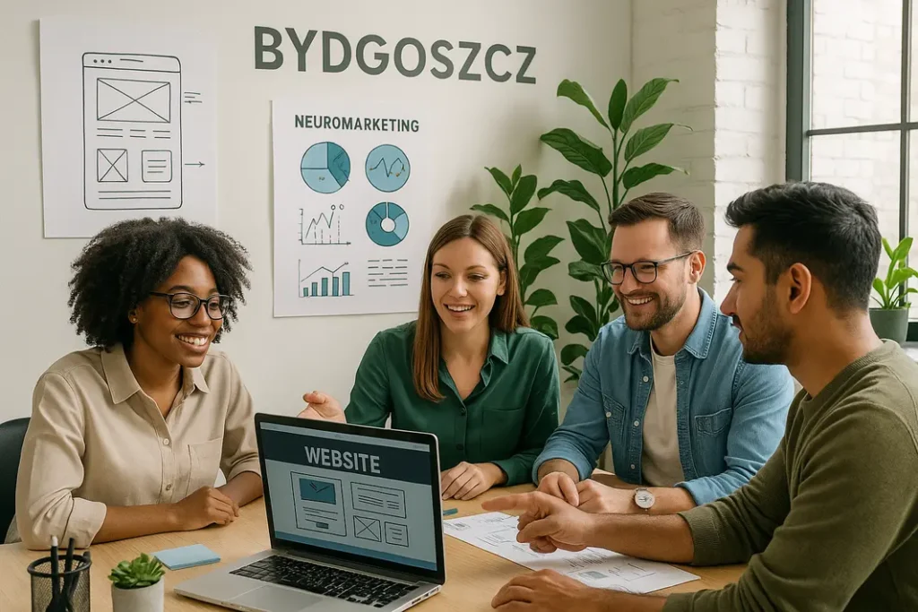 Kreatywna agencja Bydgoszcz projektująca strony z wykorzystaniem neuromarketingu
