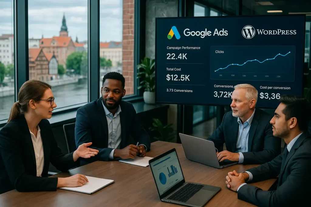 Integracja Google Ads z WordPress dla biznesów w Bydgoszczy