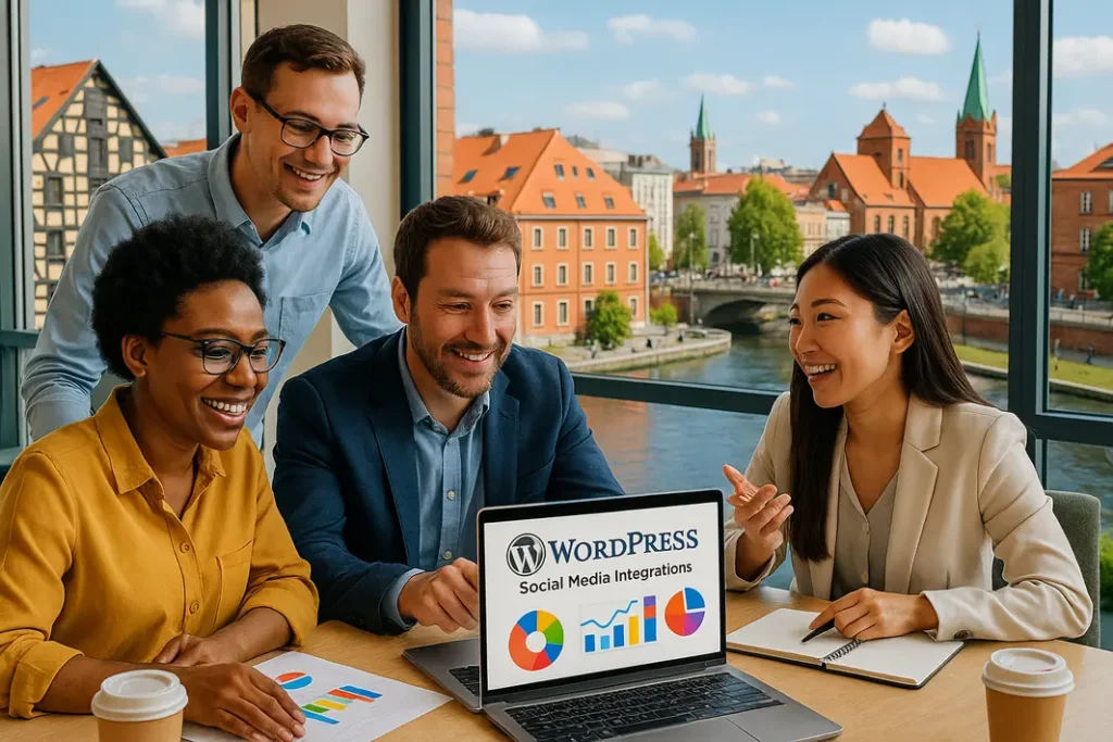 Integracja mediów społecznościowych z WordPressem w Bydgoszczy