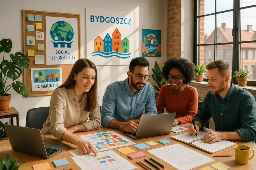 Kreatywna agencja projektująca stronę internetową z uwzględnieniem CSR w Bydgoszczy.