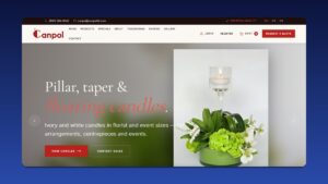Strona sklepu B2B Canpol Ltd (hurtownia szkła i dekoracji) zbudowana na WooCommerce przez Kreatywną Agencję z Bydgoszczy